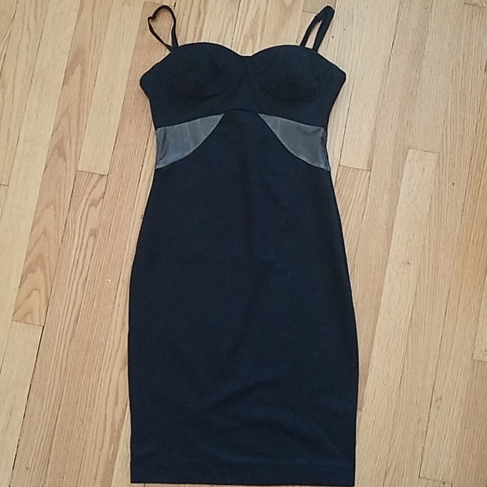 Black mini dress